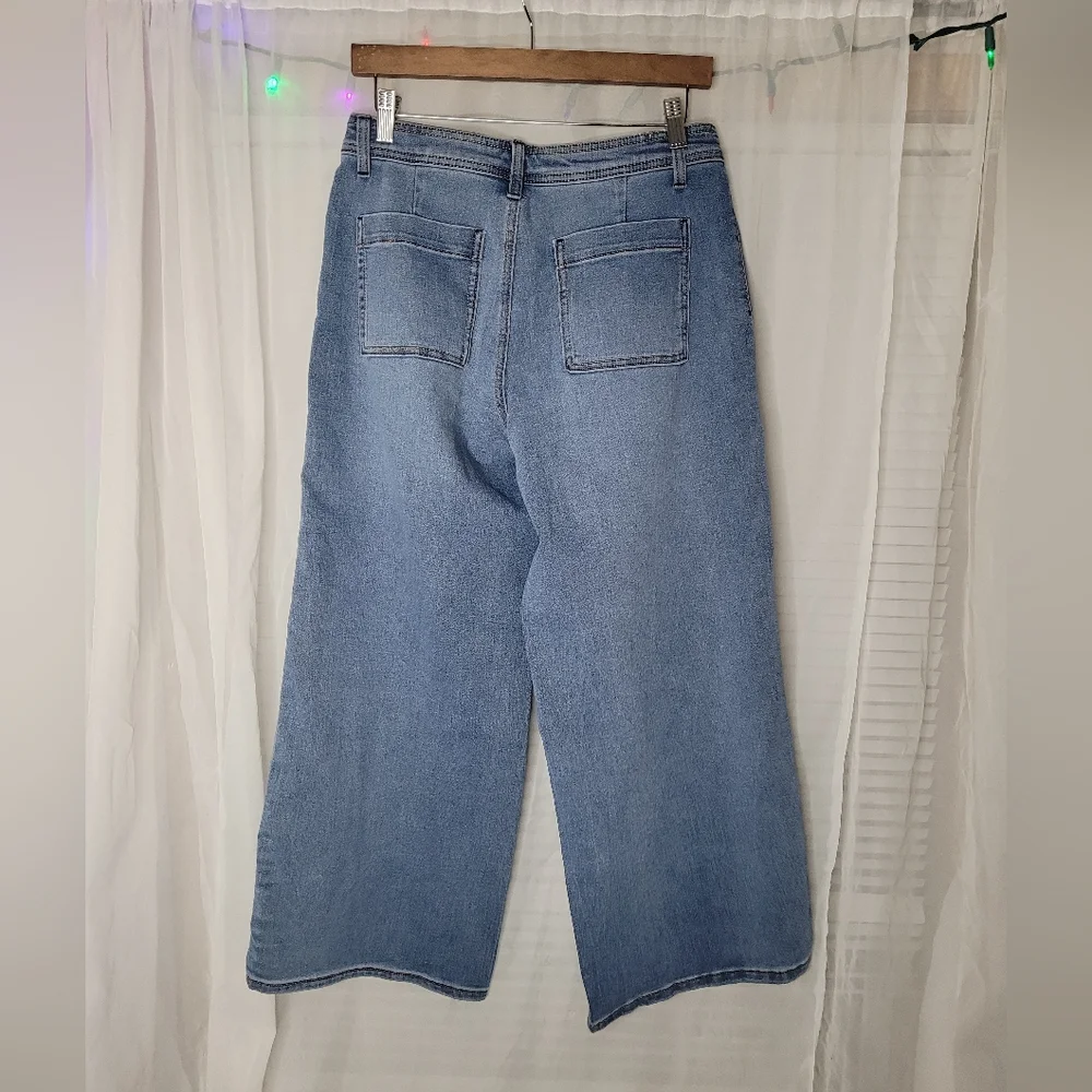 1822 Denim Jeans Size 8 Wide Leg Crop Soft NWOT Retro Soft 26